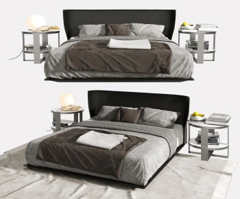 Modern Double Bed-ID:419368035