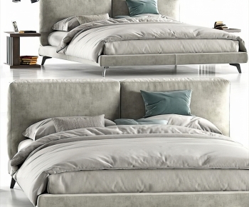 Modern Double Bed-ID:940474991