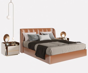 Modern Double Bed-ID:914091117