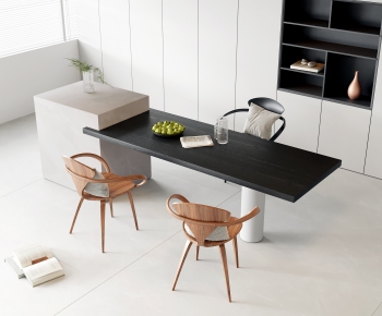 Modern Dining Table And Chairs-ID:106522086