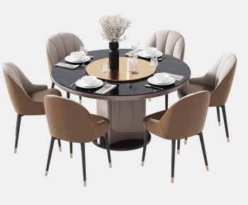 Modern Dining Table And Chairs-ID:641362917