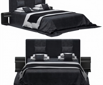 Modern Double Bed-ID:877798082