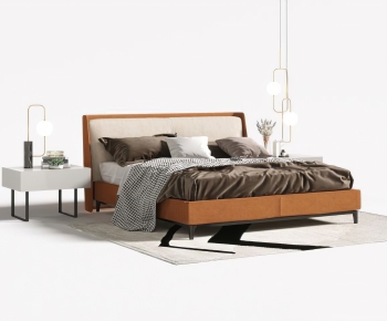 Modern Double Bed-ID:189676058