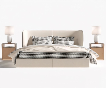 Modern Double Bed-ID:580765016