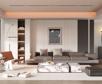 Modern A Living Room-ID:458964119