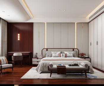 New Chinese Style Bedroom-ID:106579072