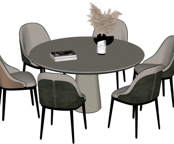 Modern Dining Table And Chairs-ID:620928055