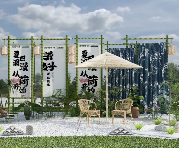 New Chinese Style Chinese Style Garden-ID:852279904