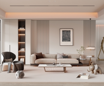 Modern A Living Room-ID:165137053