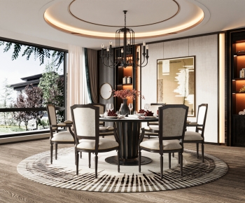 New Chinese Style Dining Room-ID:997654918