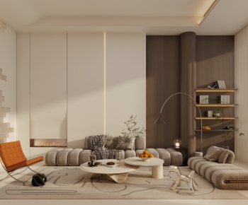 Modern A Living Room-ID:767608887