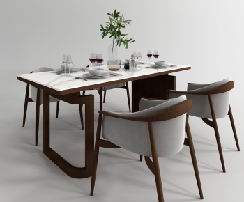 Modern Dining Table And Chairs-ID:279052028