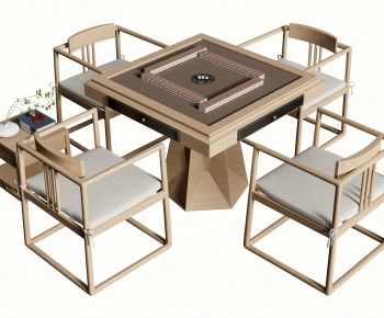 Modern Mahjong Tables And Chairs-ID:149669676