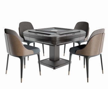 Modern Mahjong Tables And Chairs-ID:213393936