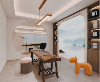 New Chinese Style Study Space-ID:856865883