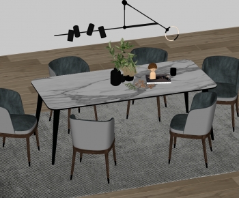 Modern Dining Table And Chairs-ID:890006073