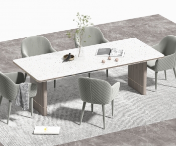 Modern Dining Table And Chairs-ID:215991973