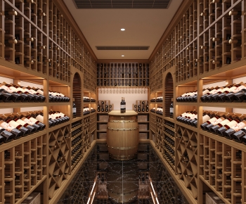 Modern Wine Cellar/Wine Tasting Room-ID:133106956
