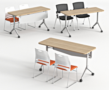 Modern Office Desk And Chair-ID:487879992