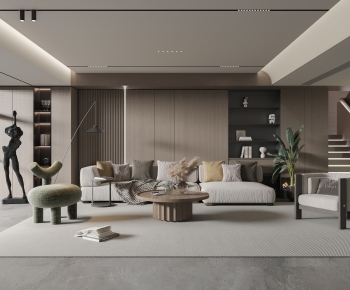 Modern A Living Room-ID:800484904