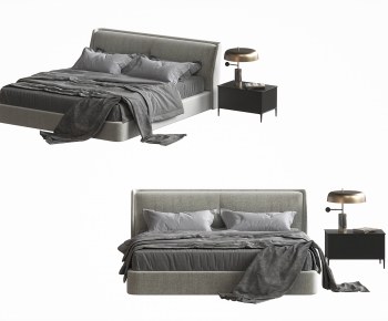 Modern Double Bed-ID:980021004