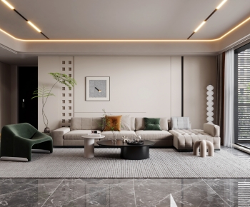 Modern A Living Room-ID:957829006