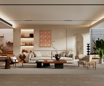 Modern A Living Room-ID:718415021