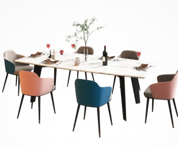 Modern Dining Table And Chairs-ID:553730018