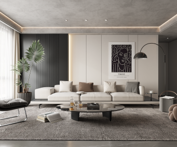 Modern A Living Room-ID:587985995