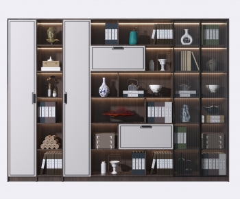 New Chinese Style Bookcase-ID:668257006