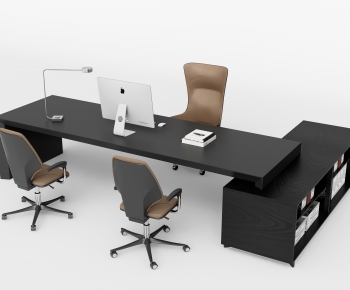 Modern Office Desk And Chair-ID:791220903