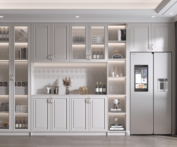 American Style Wine Cabinet-ID:929327967
