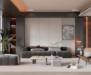 Modern A Living Room-ID:849277977