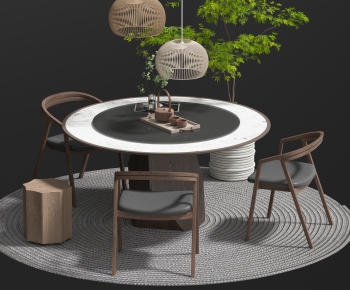 Modern Dining Table And Chairs-ID:406126025