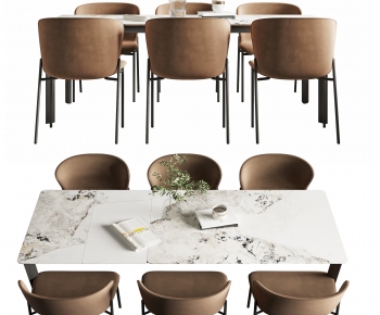 Modern Dining Table And Chairs-ID:448410561