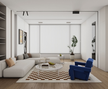 Modern A Living Room-ID:478219993