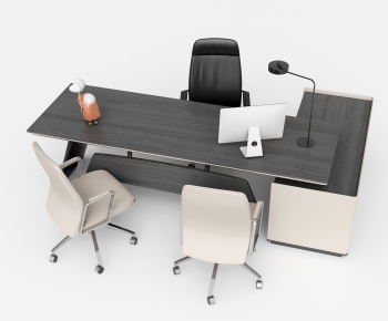 Modern Office Desk And Chair-ID:520706894