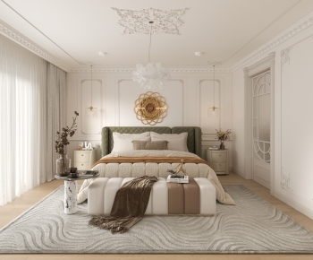 French Style Bedroom-ID:770990867