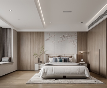 New Chinese Style Bedroom-ID:399360722