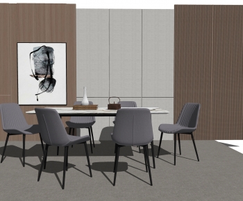 Modern Dining Table And Chairs-ID:848112117