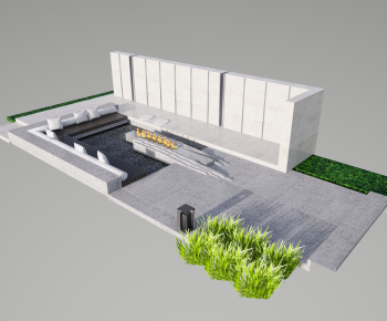 Modern Courtyard/landscape-ID:715522055