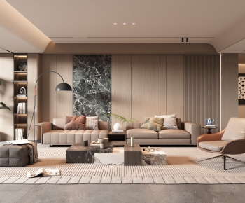 Modern A Living Room-ID:886158945