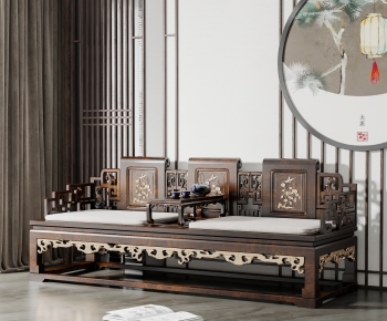 New Chinese Style Chinese Style Arhat Bed-ID:119450092