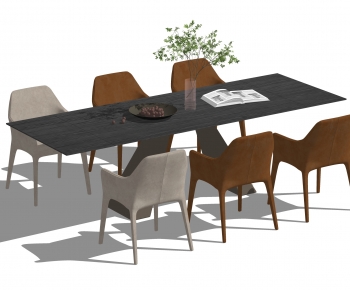 Modern Dining Table And Chairs-ID:120076894