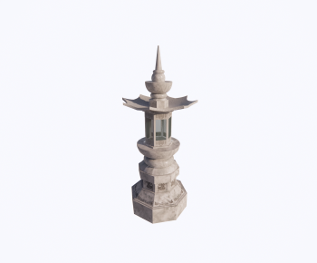 新中式亭子石雕小品-ID:548259975