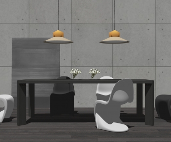 Modern Dining Table And Chairs-ID:633637918