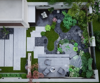 Modern Courtyard/landscape-ID:324426897