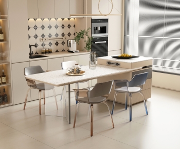 Modern Dining Table And Chairs-ID:928590066