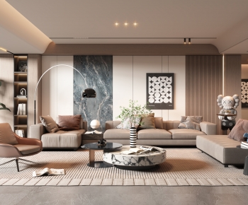 Modern A Living Room-ID:486547956