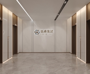 Modern Office Elevator Hall-ID:814800029